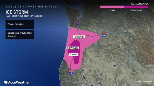 cold storm to bring snow, ice dangers to northwest