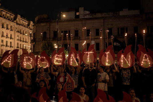Demonstration Against The Milei Administration's Proposed Omnibus Bill