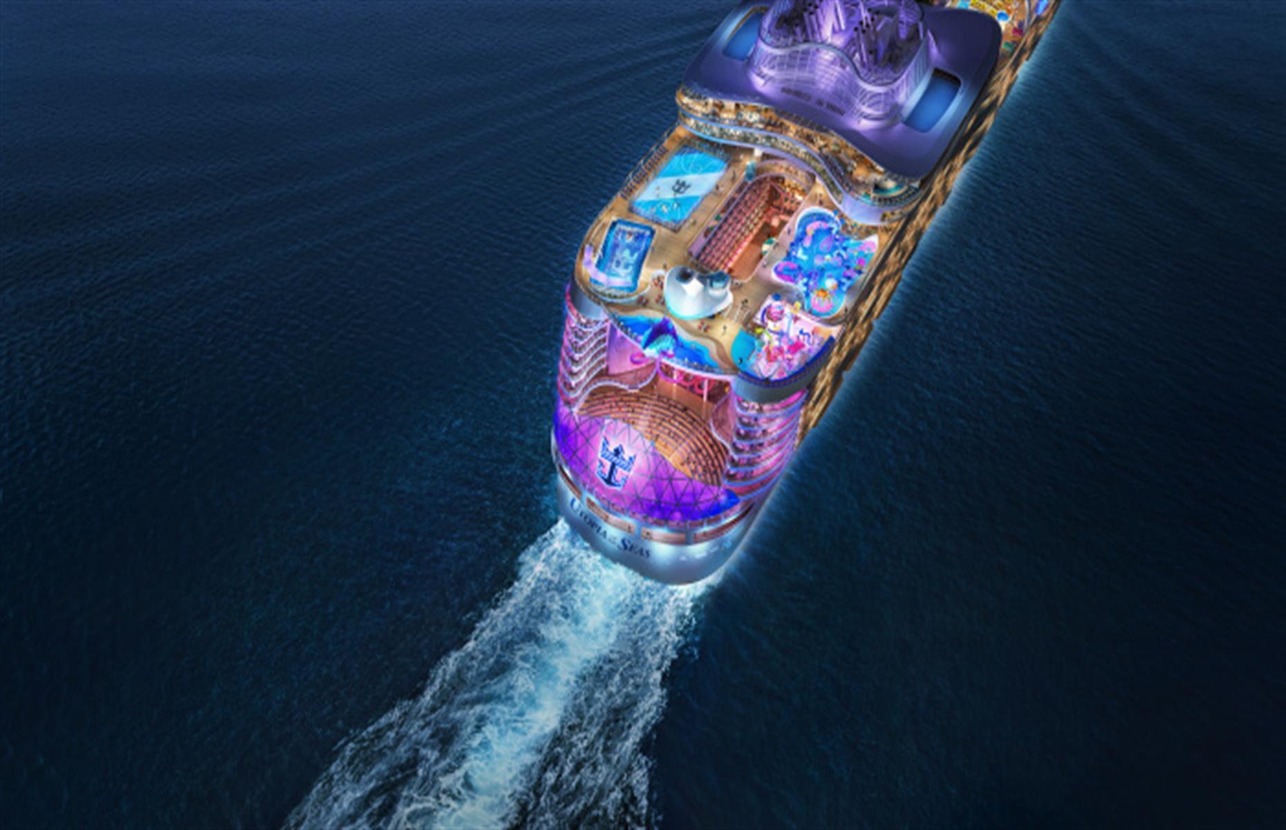 <p>Utopia, which will be an Oasis class ship, will initially offer Caribbean sailings, the departure point for which will be Florida. Guests certainly won’t be going hungry – there will be 11 complimentary dining options, including a poolside food truck; as well as 12 specialty restaurants; plus 13 bars where passengers can enjoy a sundowner.</p>