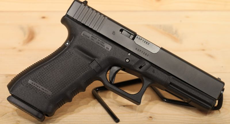 <p>Glock 21, chambered in .45 ACP, is known for its stopping power and rugged reliability. As a favorite among law enforcement and civilians, the Glock 21’s simplicity and effectiveness make it a staple in the Glock lineup, translating well into a home defense scenario.</p>