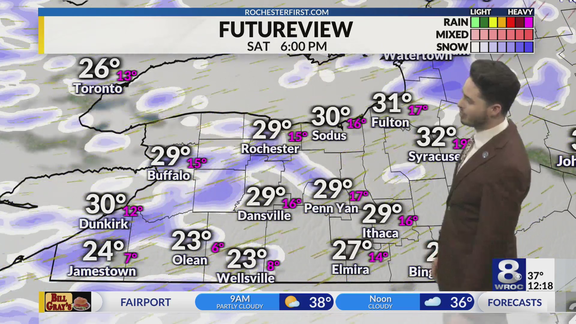 Rochester's Friday Afternoon Weather Forecast