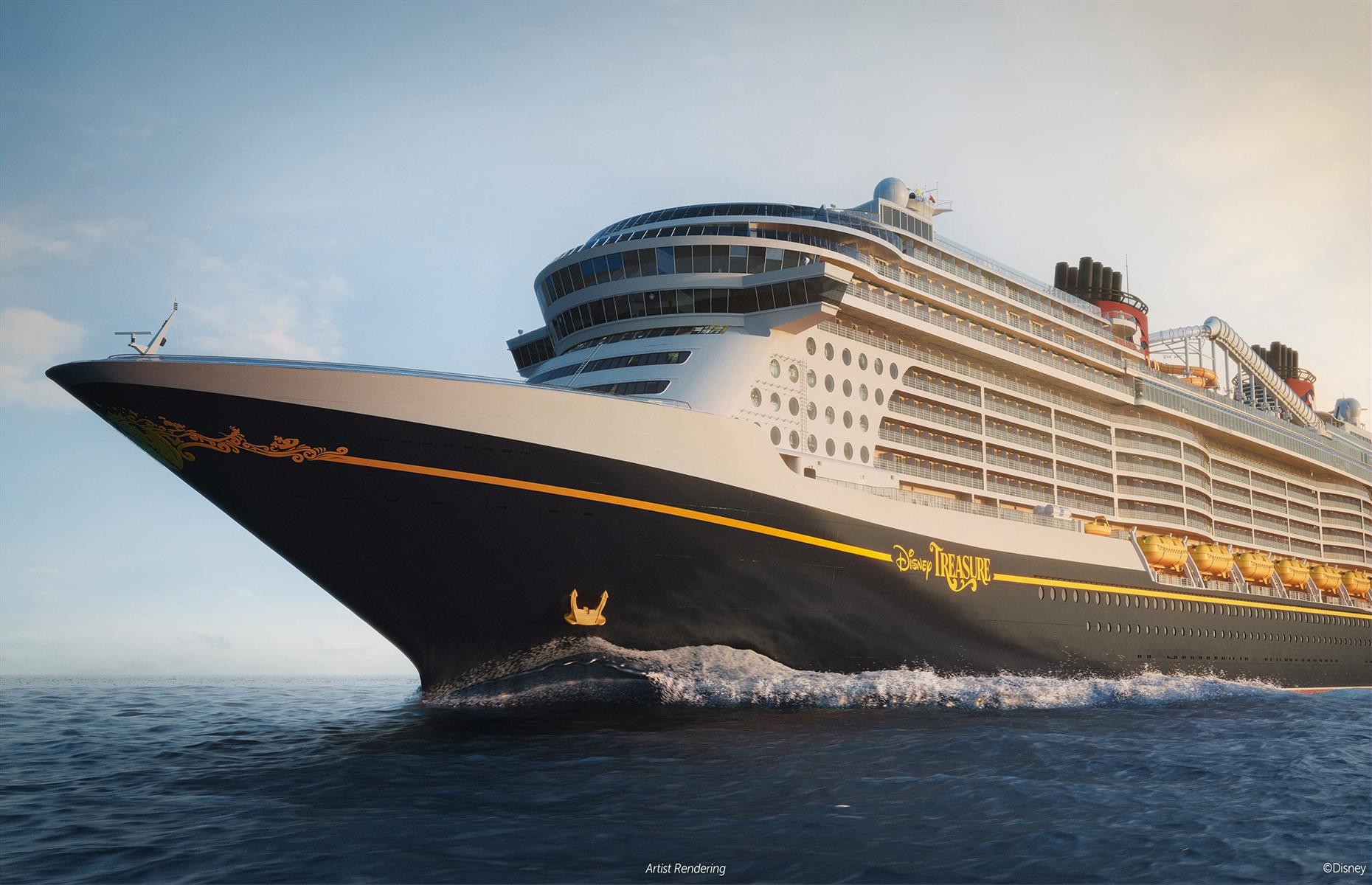 <p>The vast majority of the ship’s 1,256 staterooms will offer an ocean view, while 70% will have a veranda. Other highlights will include the Grand Hall, where passengers can meet their favourite Disney characters; the Walt Disney Theatre, which will be the setting for Broadway-quality shows; and the Hero Zone, a fun-filled area where passengers can take part in game show-style competitions and sign up for action-packed physical challenges.</p>