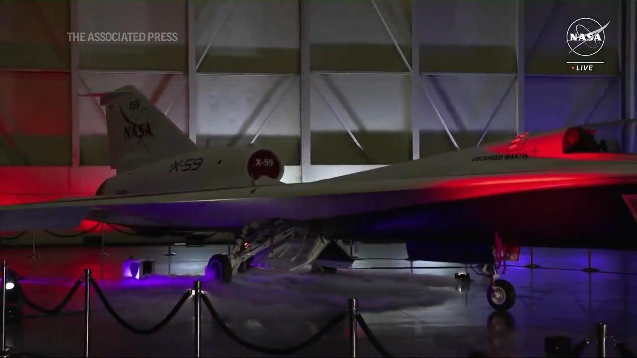 NASA's New Supersonic X-59 Plane Unveiled