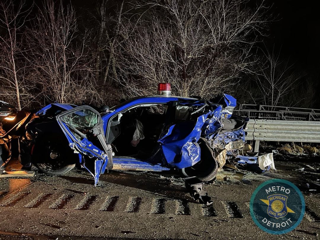 Michigan State Police Trooper Dies After Being Struck On I-75 Near ...