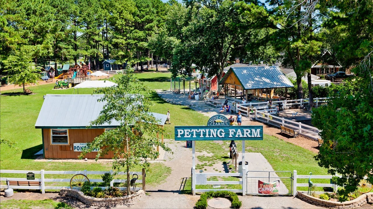 <p>Feel transported from the beach and visit a local farm. The <a href="https://huntclubfarm.com/" rel="noopener">Hunt Club Farm</a> is a great way agritourism Virginia Beach attraction. They have a petting farm where kids can feed the goats, sheep, pigs, llamas, and donkeys. Pony rides are also available for kids of all sizes. Plus, depending on the time of year you visit, you can enjoy the local produce the farm harvests or participate in U-Pick to harvest your selection.</p>