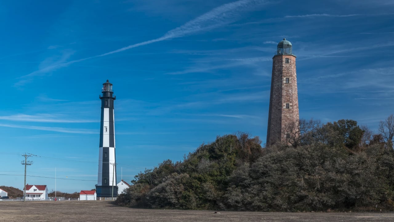 <p>Enjoy 360 coastal views from atop the <a href="https://www.visitvirginiabeach.com/explore/attractions/cape-henry-lighthouse/" rel="nofollow noopener">Cape Henry Lighthouse</a>. There are two lighthouses—the original (dating back to 1792) and a newer one built in 1881. They’re just 350 feet apart from each other. The original lighthouse is open to the public if you’re up for a little workout to climb to the top. It’s a great spot for history buffs, but everyone enjoys the views at the top of the lighthouse.</p>