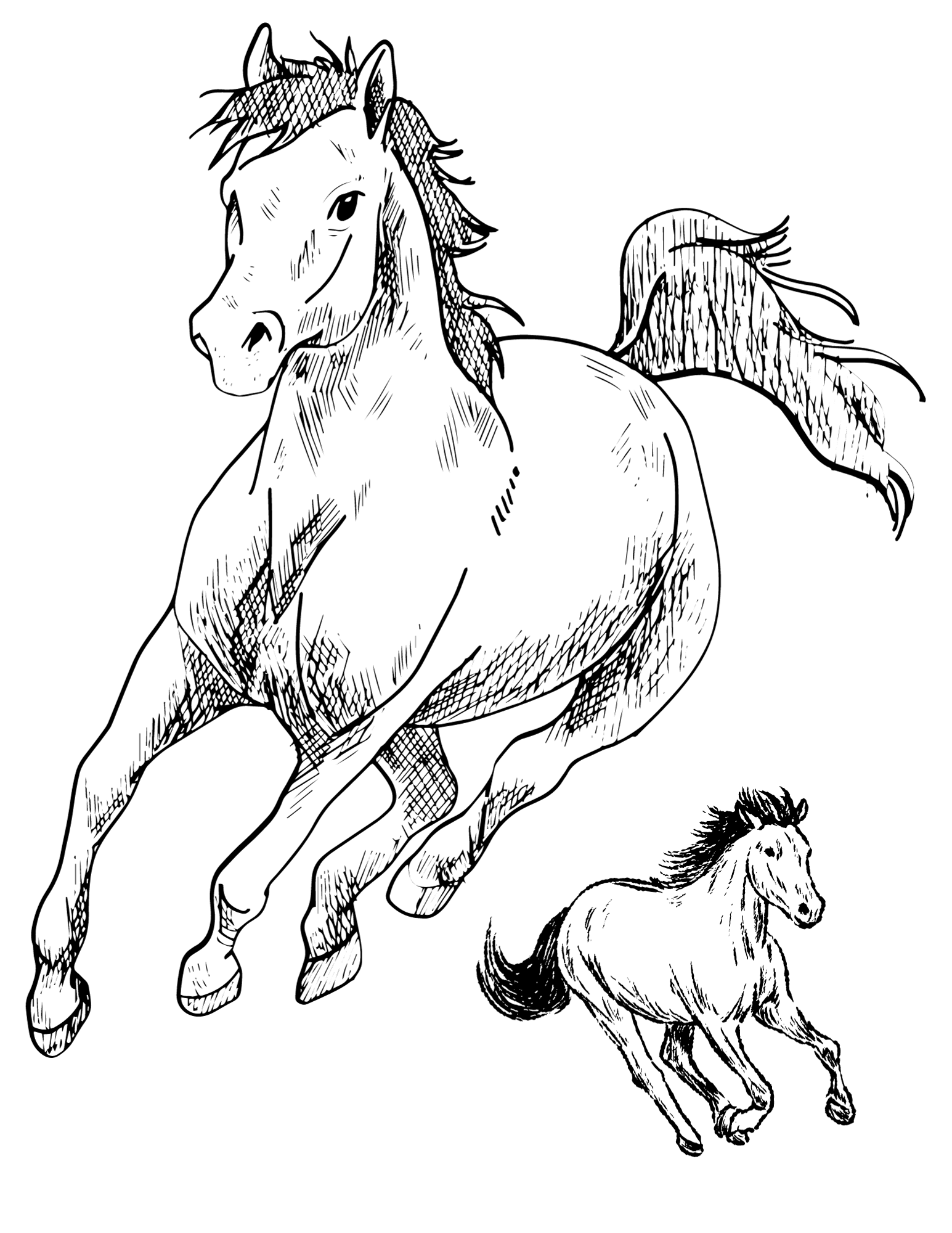 9-free-printable-horse-coloring-pages