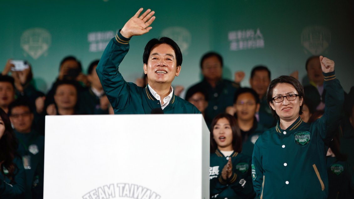 el oficialista william lai se impuso en presidenciales de taiwán con 40,3% de los votos