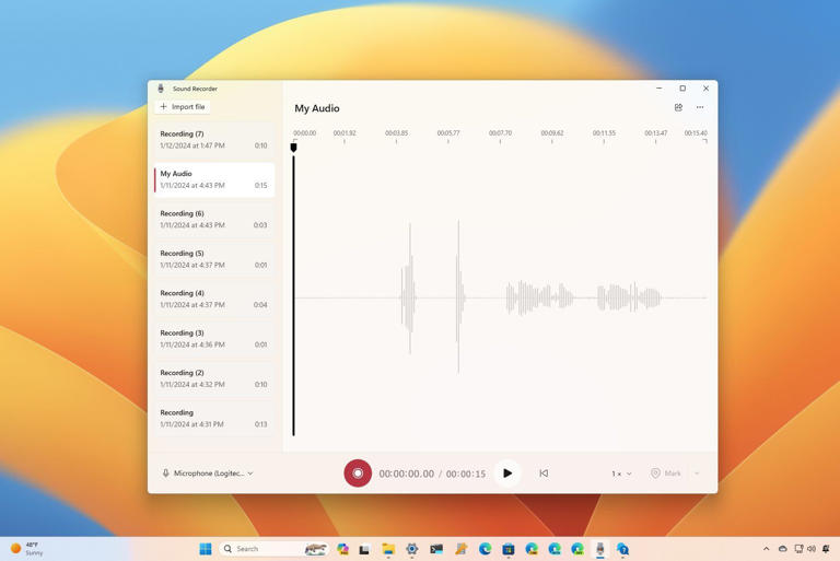 How to get started using Sound Recorder app on Windows 11