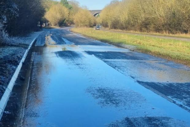 Major Road Partially Reopens After Closure Caused By Flooding