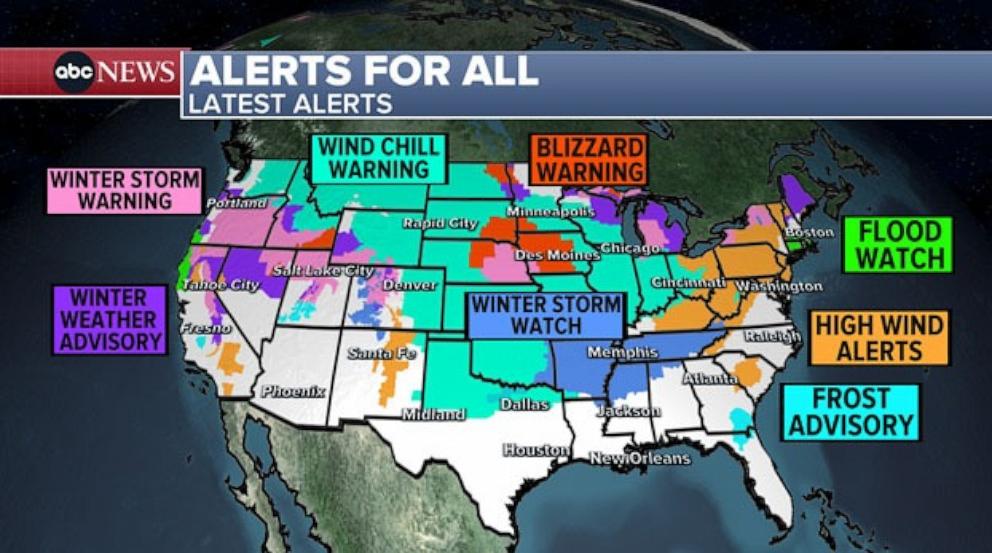 As Storms Sweep Across US, Almost Every State Under A Weather Alert