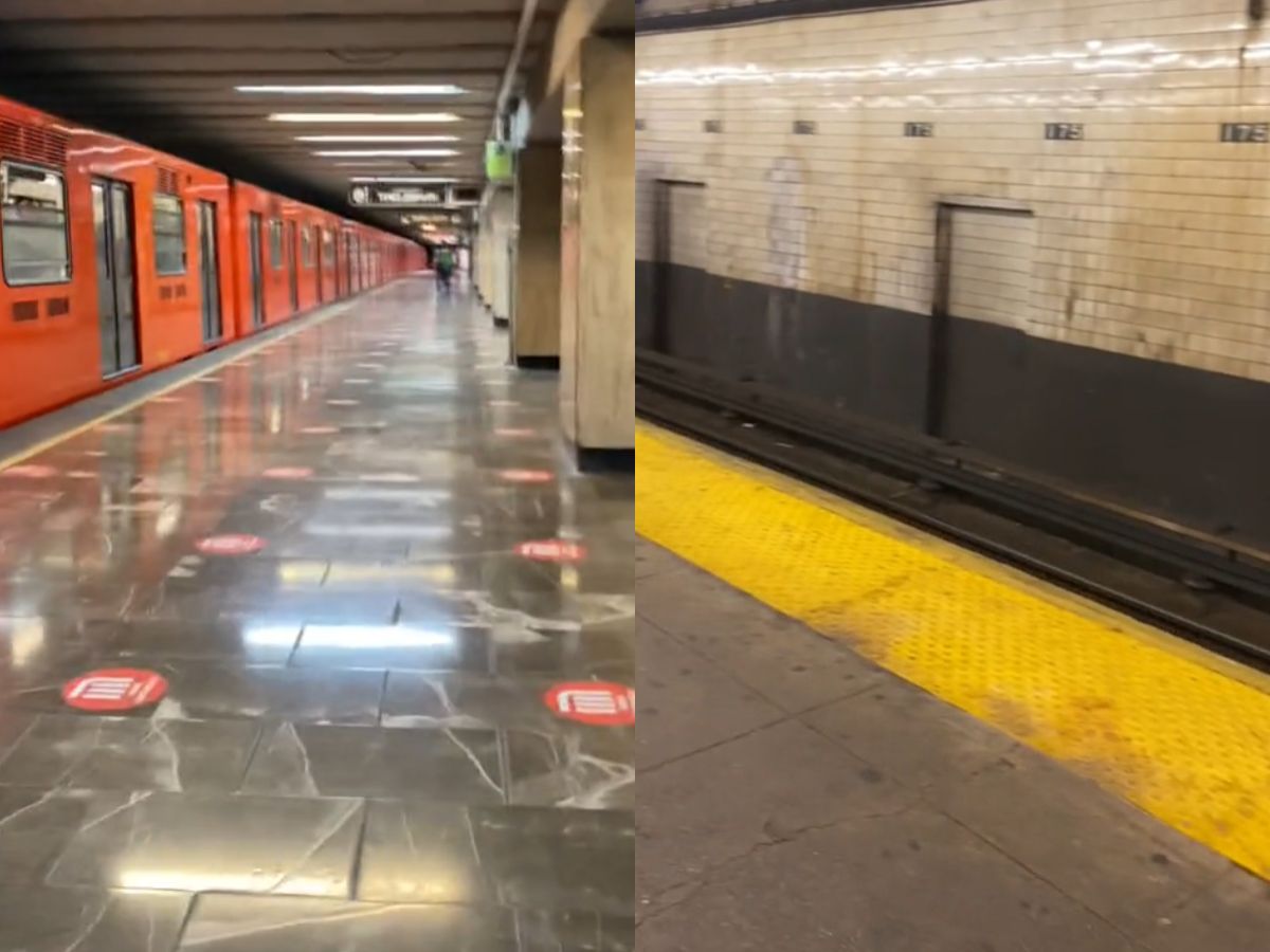 video: extranjera compara el metro de la cdmx con el de nueva york por estar más limpio