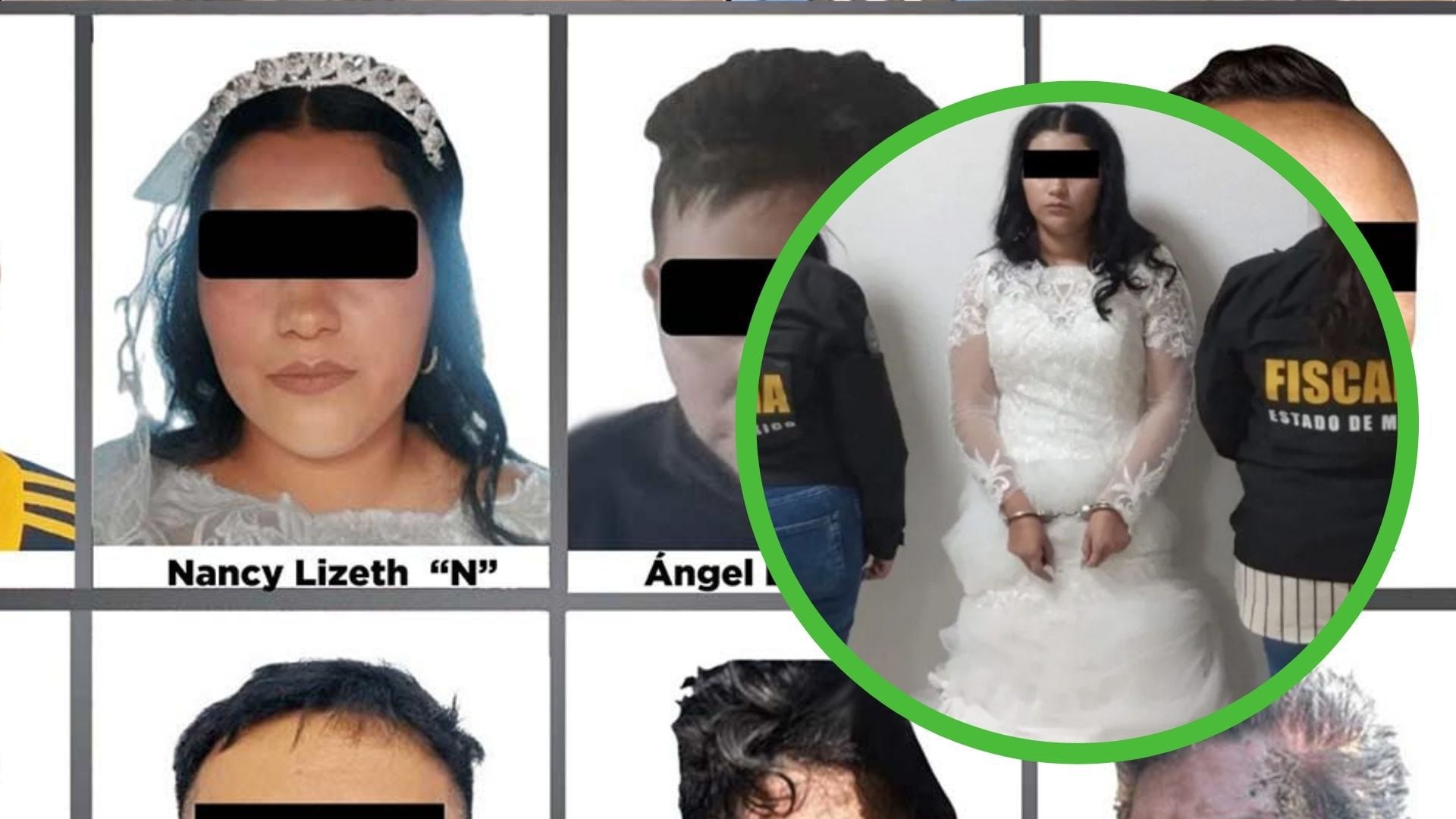 ¡vestida y alborotada! arrestan a presunta integrante de la familia michoacana el día de su boda