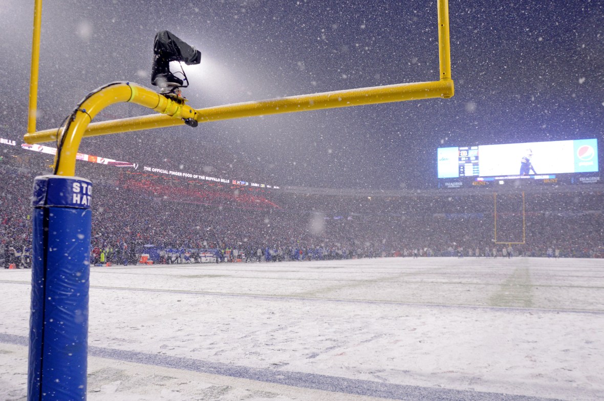 Buffalo Bills Face Nature’s Wrath: Scene Inside Highmark Stadium Is Insane