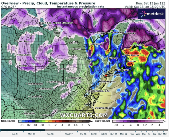 Winter Storm Warning MAPPED: Millions Under ‘danger To Life' Flood ...