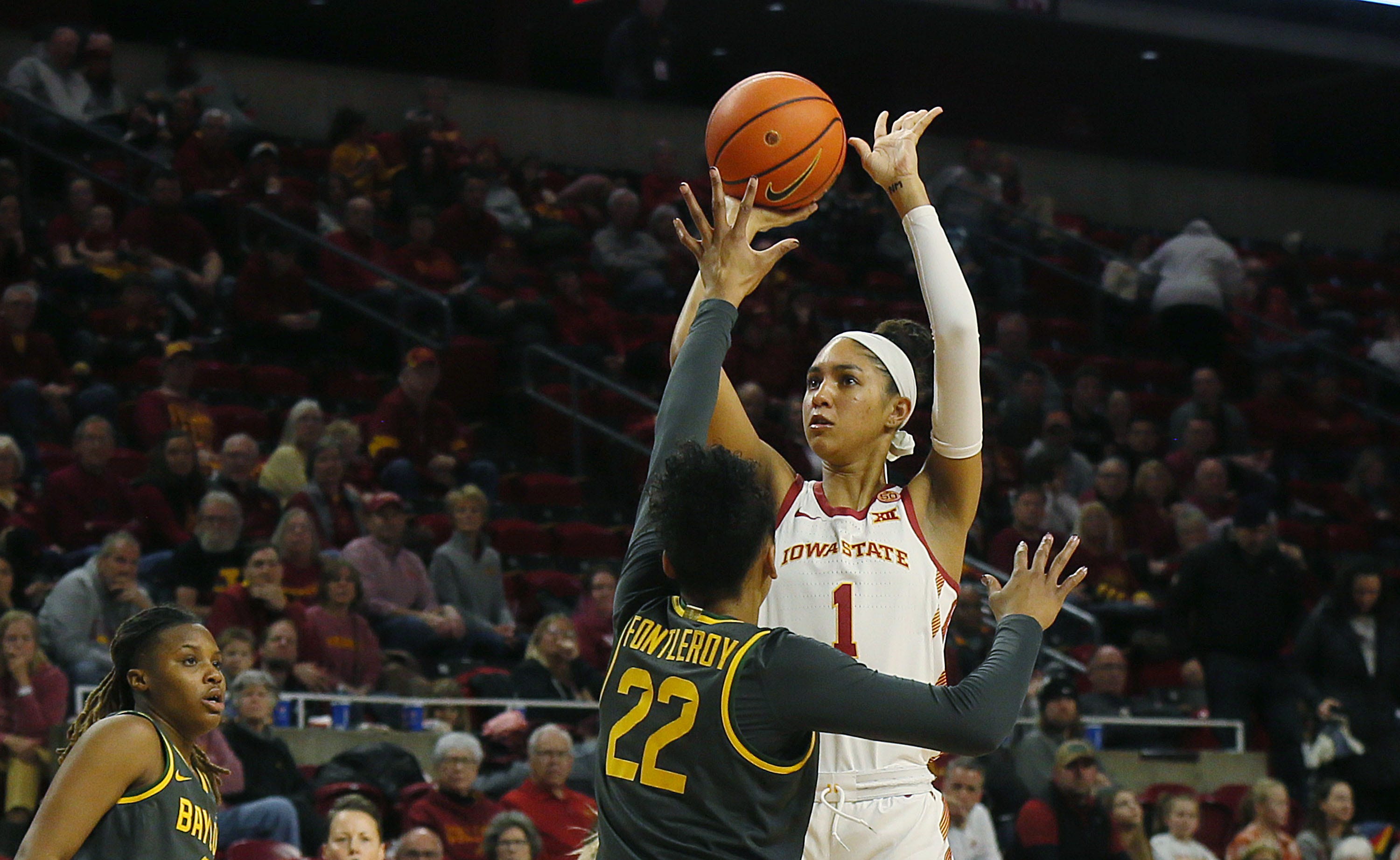 Iowa State Women S Basketball Drops Third Big 12 Game With Loss At West   AA1mVks5.img