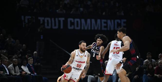 Monaco S'impose à L'Accor Arena Face Au Paris Basketball En Betclic Elite