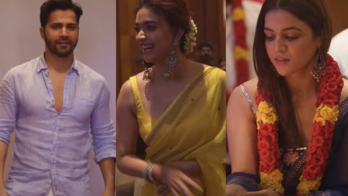 Watch: Varun Dhawan, Keerthy Suresh And Wamiqa Gabbi's VD18 Officially ...