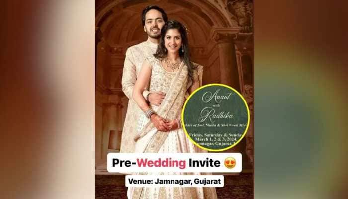 Anant Ambani & Radhika Mechant's Pre-Wedding Invitation Card Surfaces ...