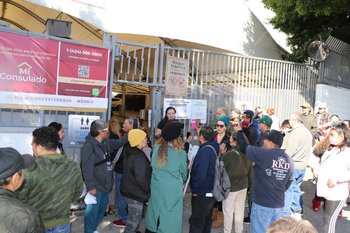 cientos de mexicanos en los ángeles tramitan credencial del ine para votar