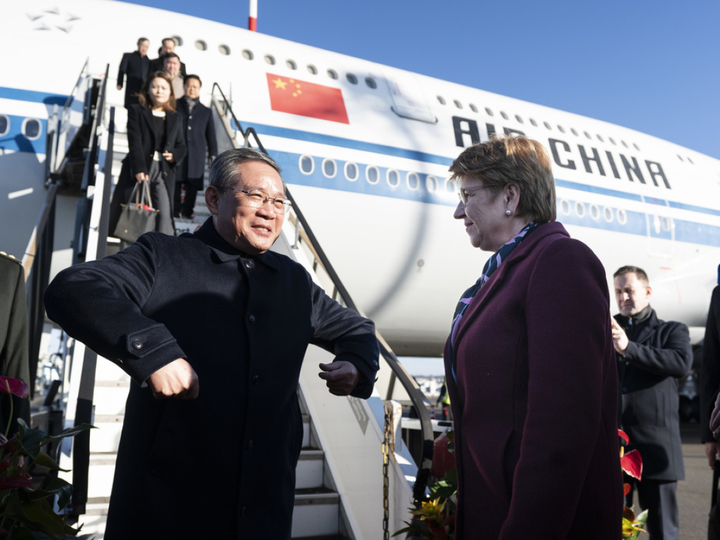 amherd begrüsst chinesischen ministerpräsidenten li qiang