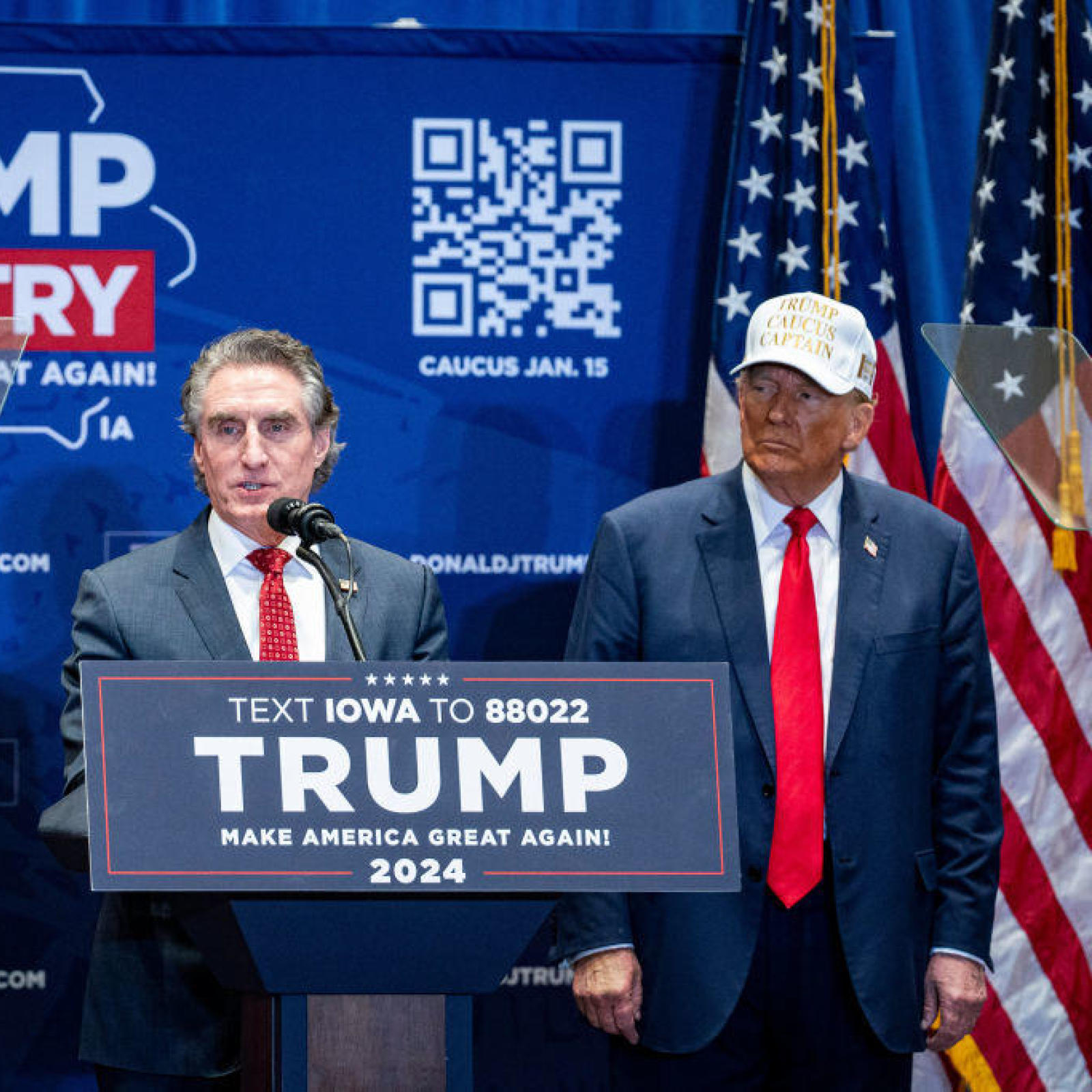 Burgum Endorses Trump On Eve Of Iowa Caucuses