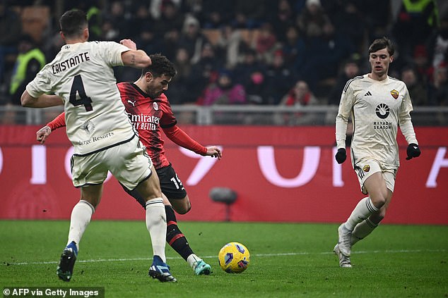 Jose Mourinho Watches Roma Suffer Heavy Milan Defeat From The Stands