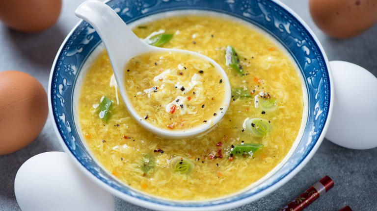 The Simple Tip For Getting Perfect Egg Ribbons In Egg Drop Soup