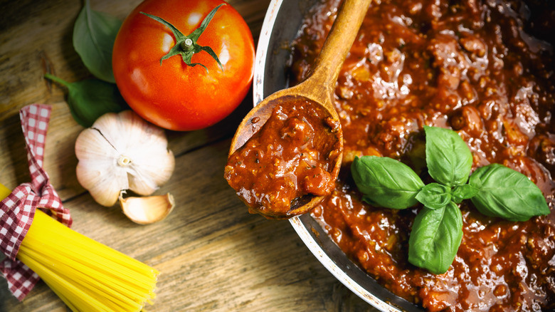 Secret Ingredients You Should Be Using In Your Spaghetti Sauce
