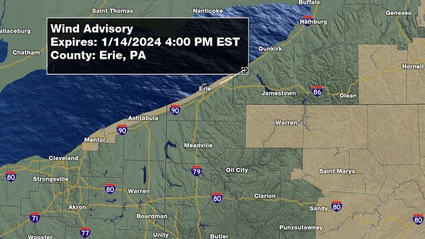 wind chill advisories in effect for erie, crawford, ashtabula co.