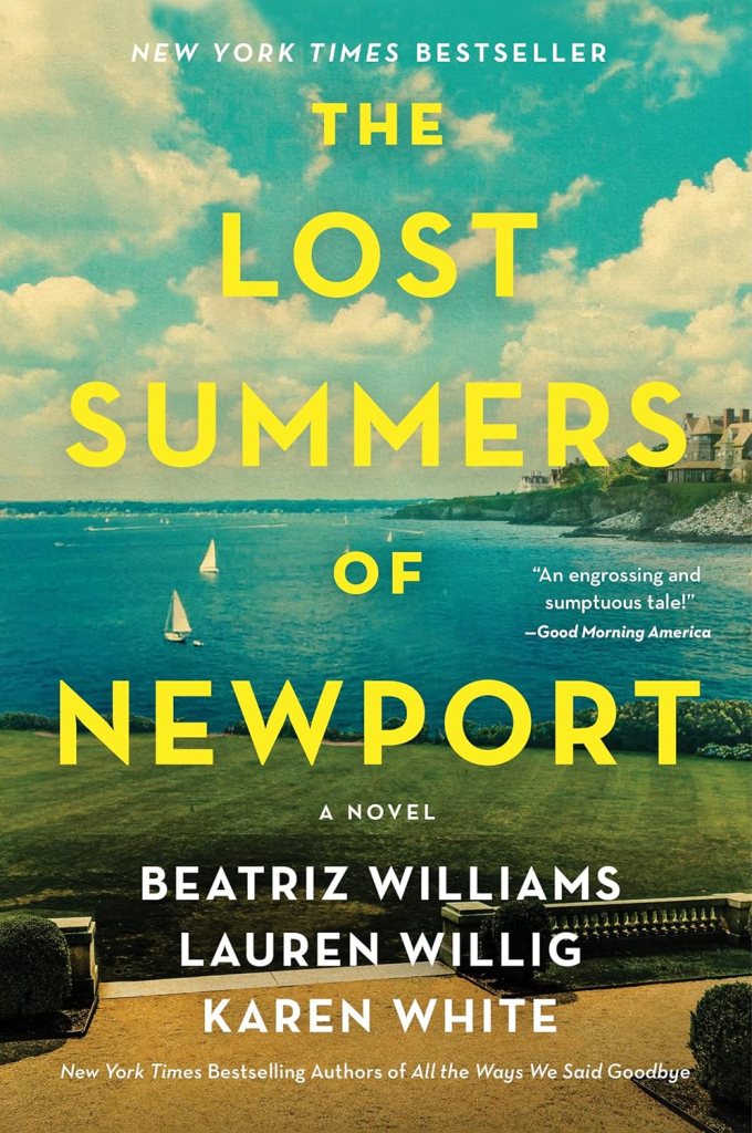 <div class="wp-block-media-text__content">   <p>This sweeping historical novel written by bestselling authors Beatriz Williams, Lauren Willig and Karen White allows readers to step foot into beautiful Newport, Rhode Island - in the past and the present. Andy Figuero is currently in Newport to produce a reality show about restoring historic homes. But as she takes on the task of documenting the crumbling Sprague Hall, while being banned from speaking to the elderly owner, past secrets arise. Spanning three time periods - and the secrets hidden in each - the story of Sprague Hall and its inhabitants is interwoven into the lives of America's royalty (the Rockefellers, the Vanderbilts, and others). A sumptuous story that covers a century of juicy history from the Gilded Age to the present day!</p>  </div>