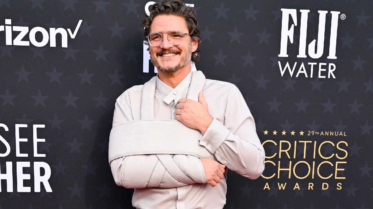 Pedro Pascal Continues Making His Arm Sling a Fashion Statement at 2024