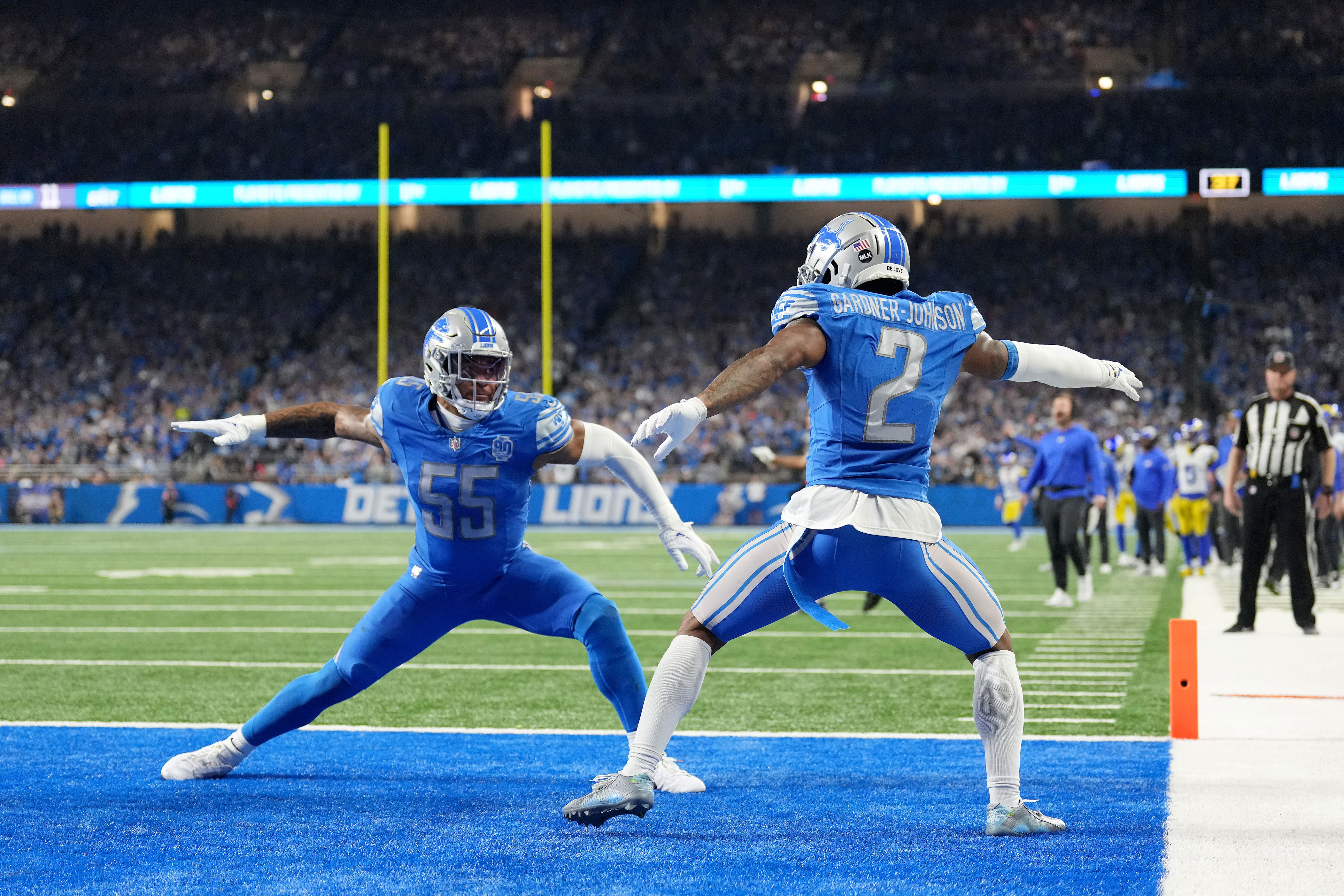 lions hold off rams for first playoff win since 1991 season