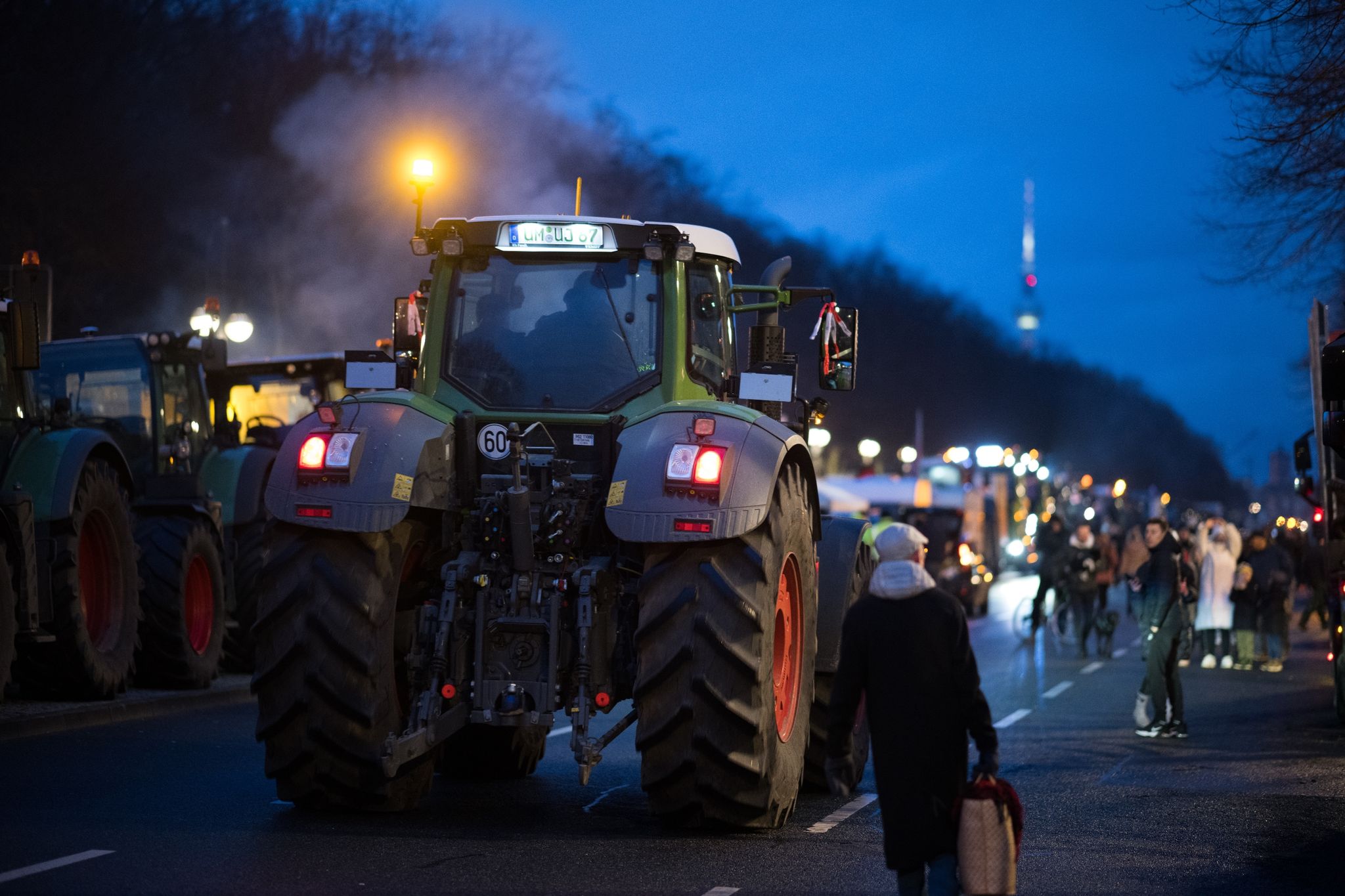 tausende bauern und traktoren in berlin