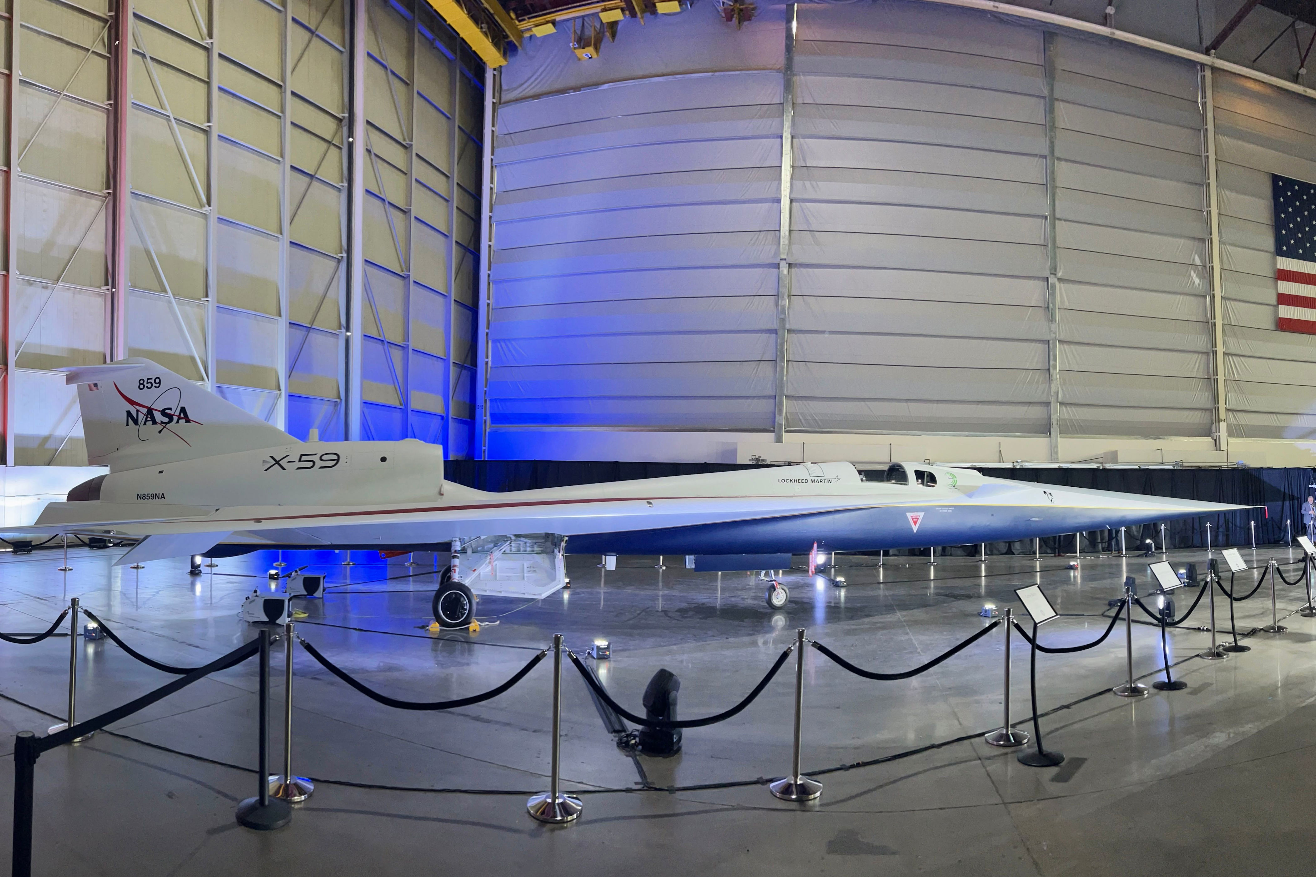 nasa and lockheed martin unveil x-59 supersonic jet