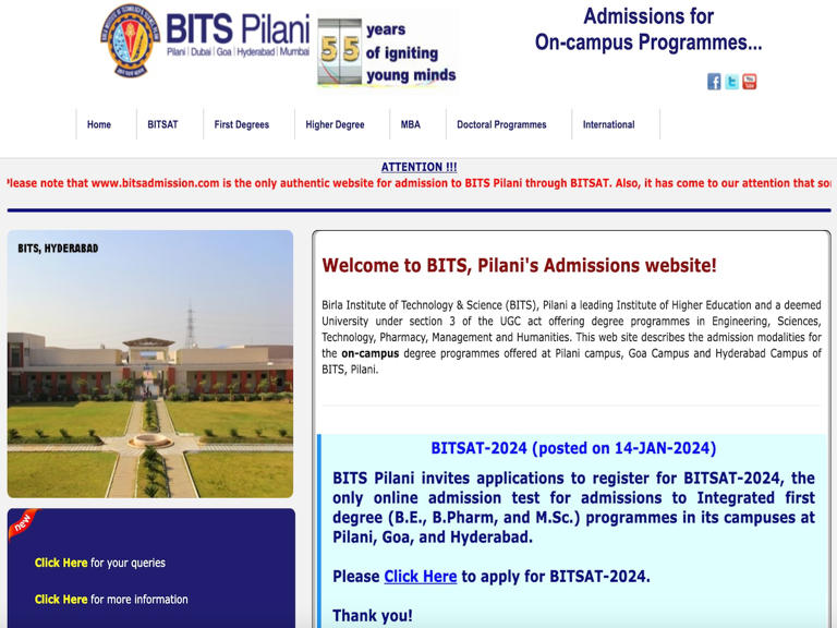 BITSAT 2024 Registration Process Begins On Steps To Apply And Other Details