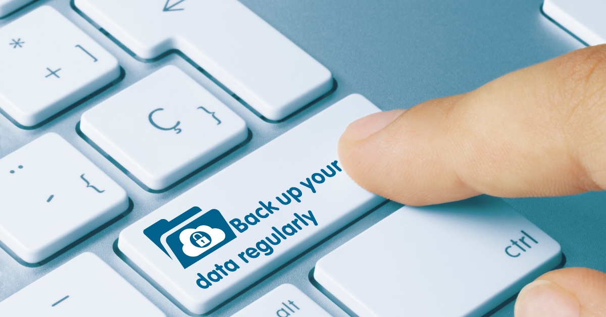 <p> Securing your data isn’t just about protecting it from a security breach. Instead, you also want to prepare for such a breach in case it happens despite your best efforts.  </p> <p> Backing up information can help you recover if your data is breached. If you're hacked and have to wipe your devices, it helps to have that information backed up safely at home.  </p> <p> So, transfer a copy of this important data to a USB or external hard drive.  </p> <p>  <a href="https://financebuzz.com/retire-early-quiz?utm_source=msn&utm_medium=feed&synd_slide=7&synd_postid=15545&synd_backlink_title=Retire+Sooner%3A+Take+this+quiz+to+see+if+you+can+retire+early&synd_backlink_position=5&synd_slug=retire-early-quiz"><b>Retire Sooner:</b> Take this quiz to see if you can retire early</a>  </p>