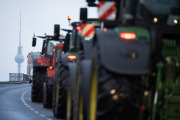 doprava v centru berlína je kvůli demonstraci zemědělců zablokovaná