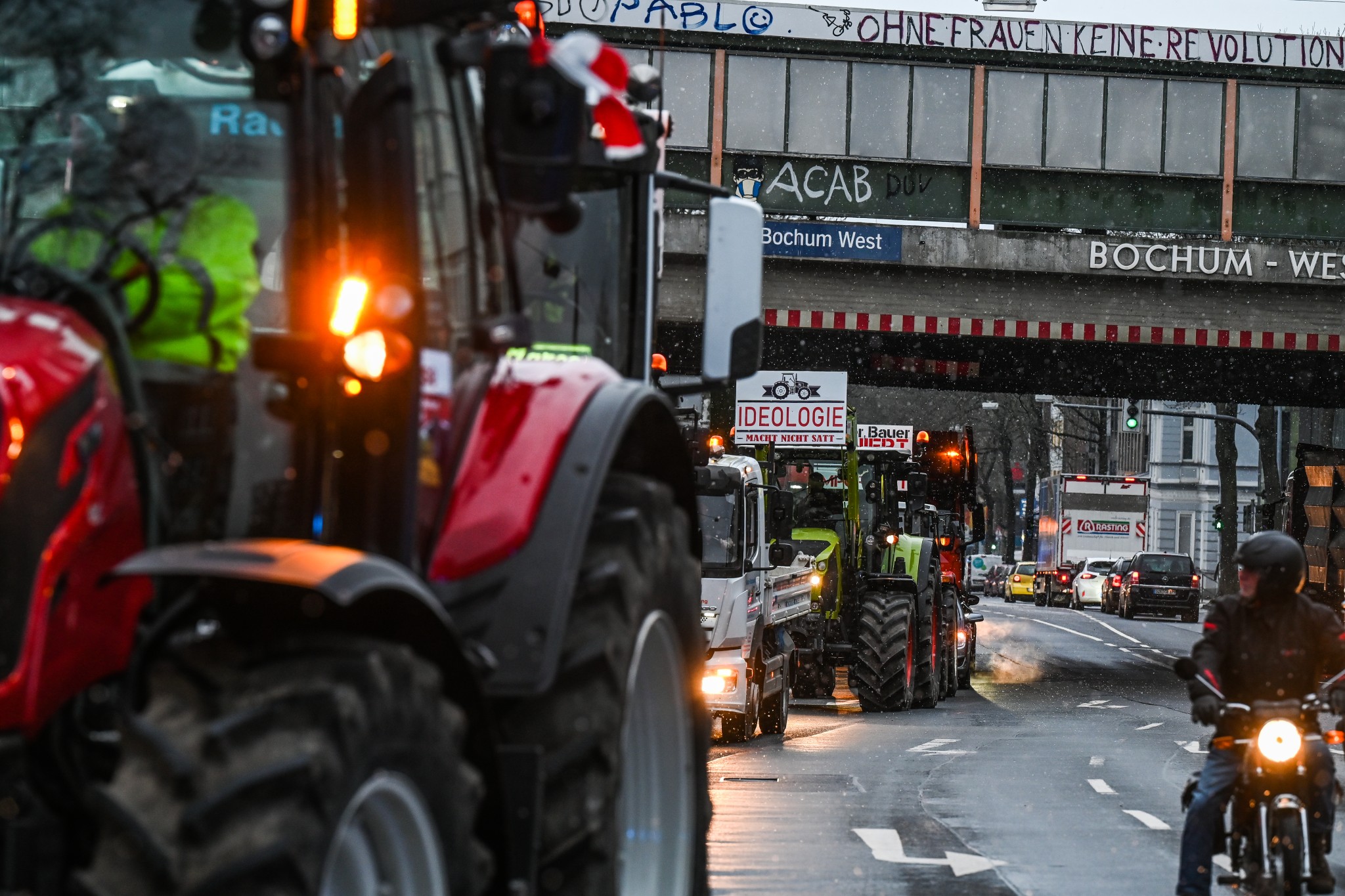 Landwirtschaft: Bauern-Protest: Trecker-Demo Führte Quer Durch Bochum