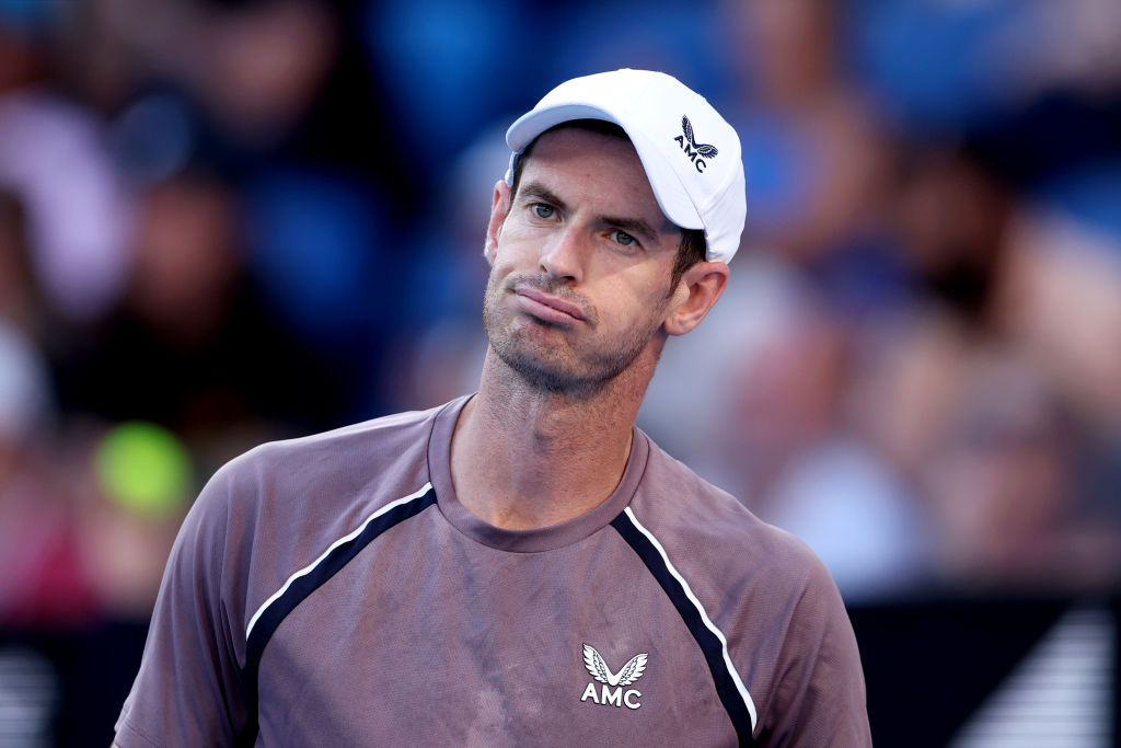 andy murray appears emotional after australia open first round defeat