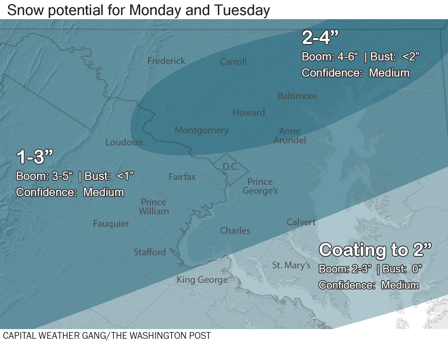 updates: light accumulation this morning, with heaviest snow later monday