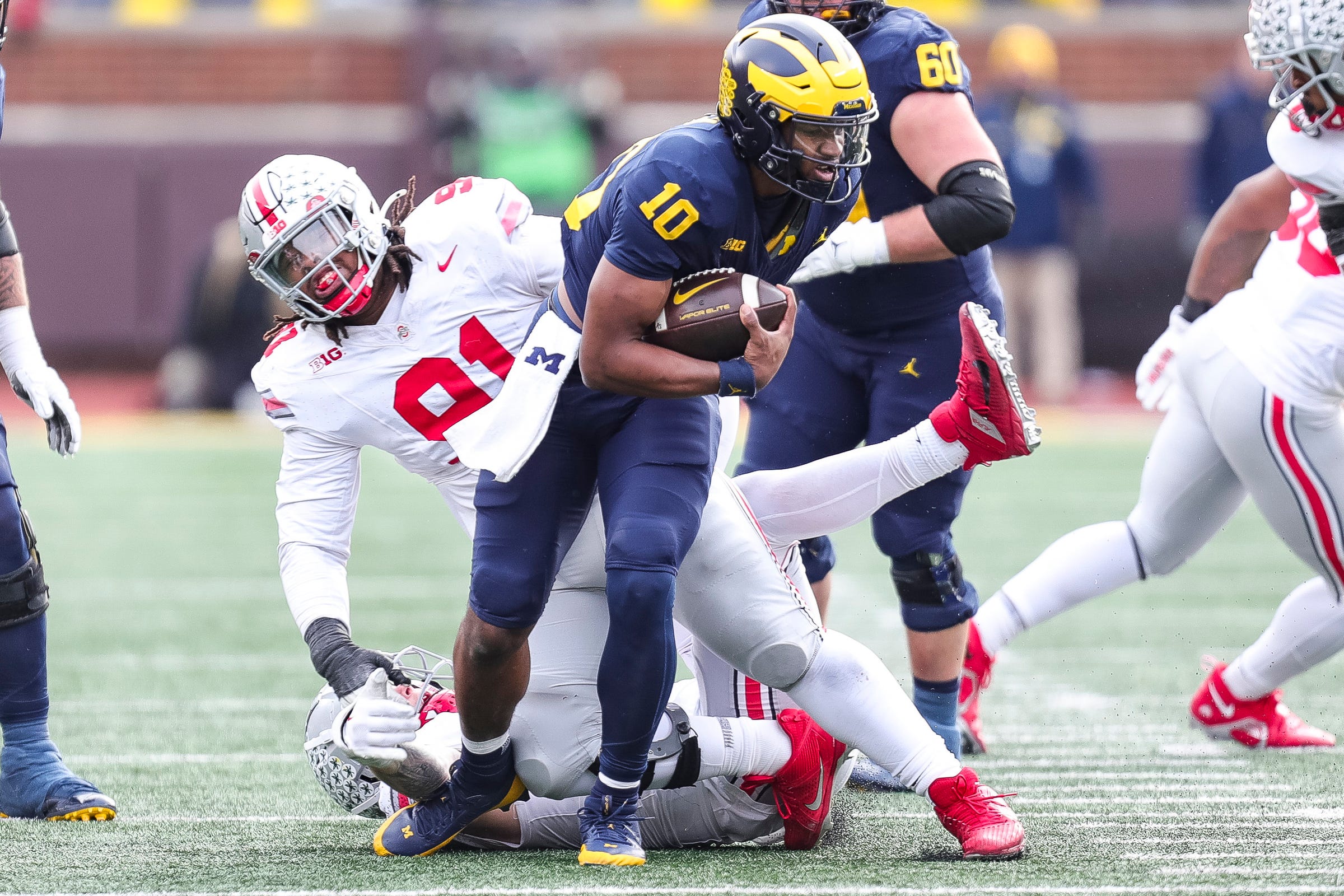 Who is Alex Orji? Jim Harbaugh says Alabama's Jalen Milroe 'polished