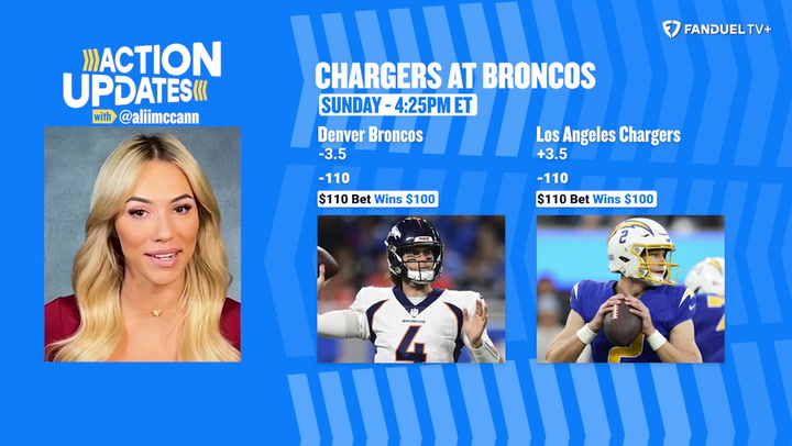 Los Angeles Chargers And Denver Broncos Best Bet - FanDuel Action Update