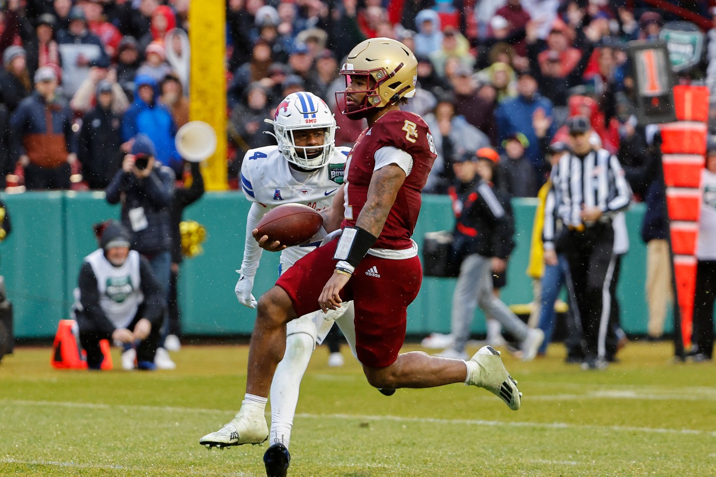 Quarterback Thomas Castellanos Fuels BC’s Upset Over SMU