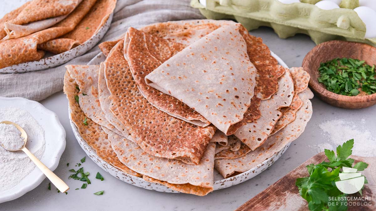 Galettes Grundrezept (Crêpes mit Buchweizen)