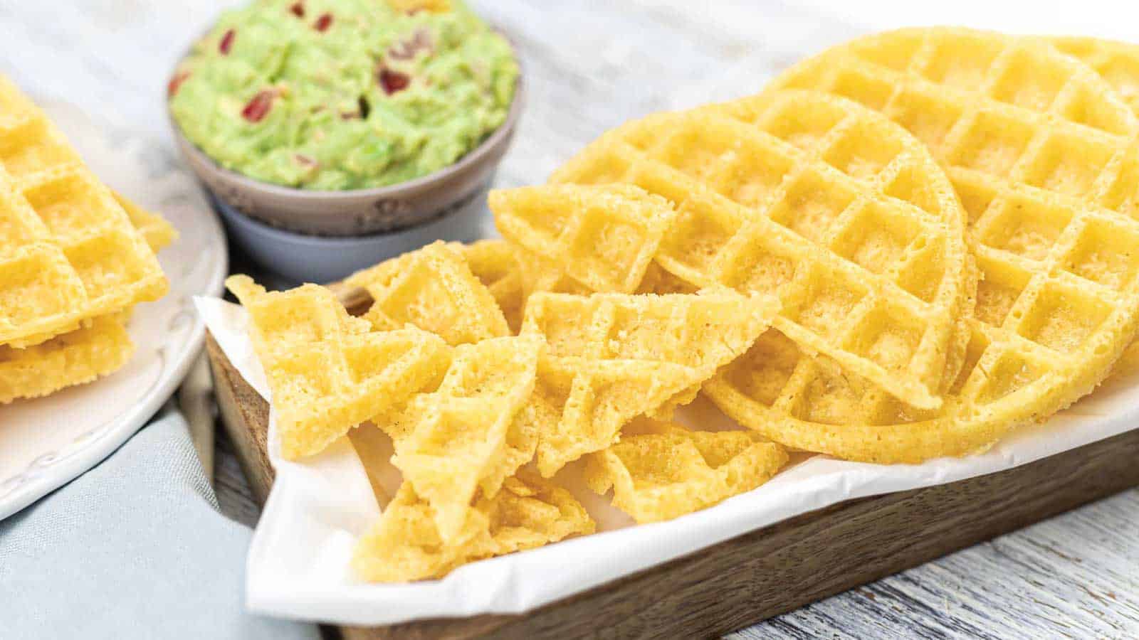 <p>Crispy Chaffle Chips are a revelation for anyone looking for a low-carb snack that doesn’t compromise on taste. They’re crispy, cheesy, and totally versatile – great for dipping or just on their own. They’re a modern twist on chips that’s sure to impress at your snack table.<br><strong>Get the Recipe: </strong><a href="https://www.lowcarb-nocarb.com/crispy-keto-chaffle-chips/?utm_source=msn&utm_medium=page&utm_campaign=msn">Crispy Chaffle Chips</a></p>