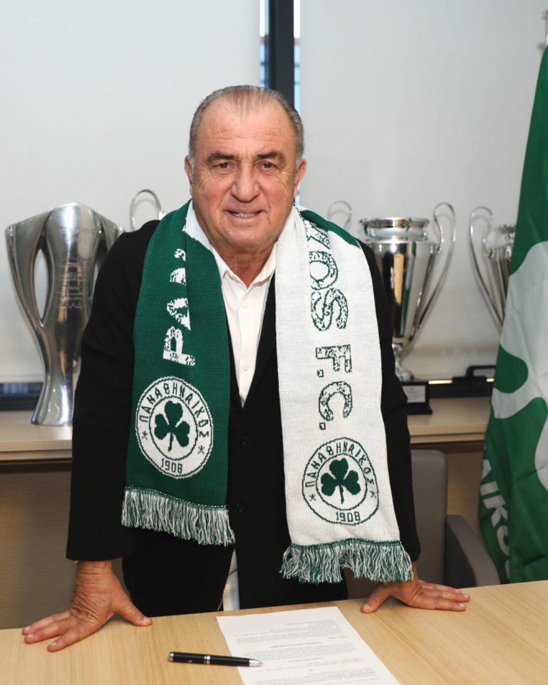 Fatih Terim, Panathinaikos’a Resmi Imzayı Attı