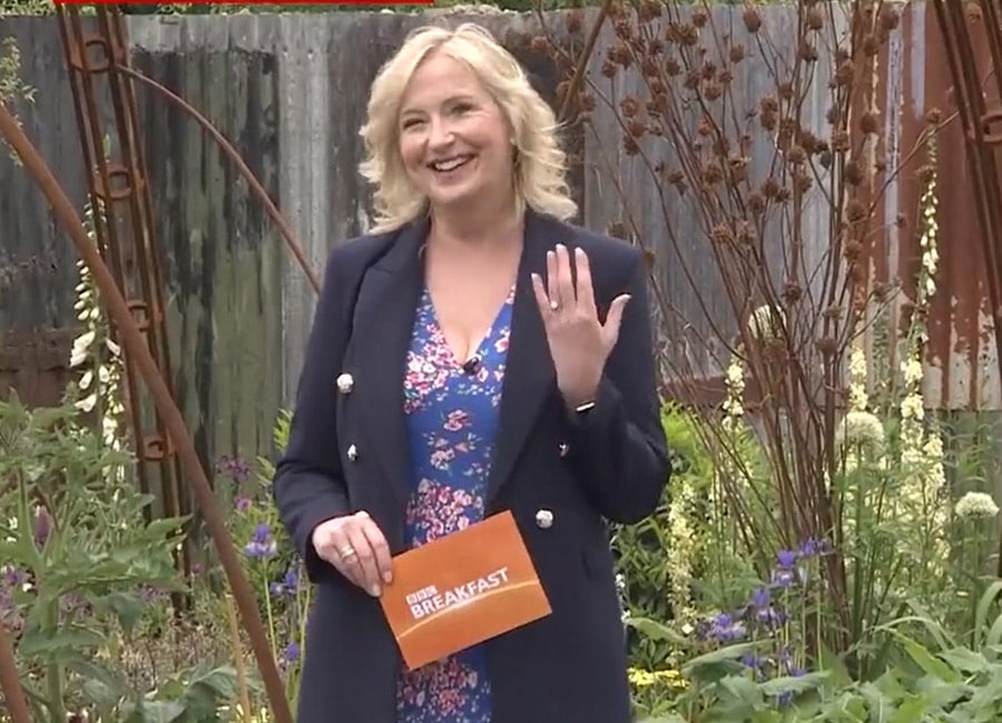 Carol Kirkwood 61 Bursting With Happiness After Marrying Police