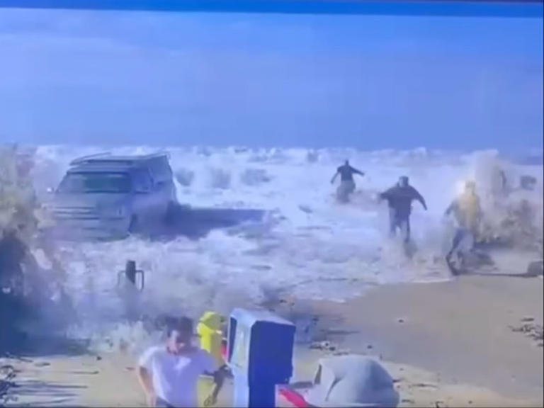 Eight Injured By Monster Rogue Wave That Smashed Into California Beach Town