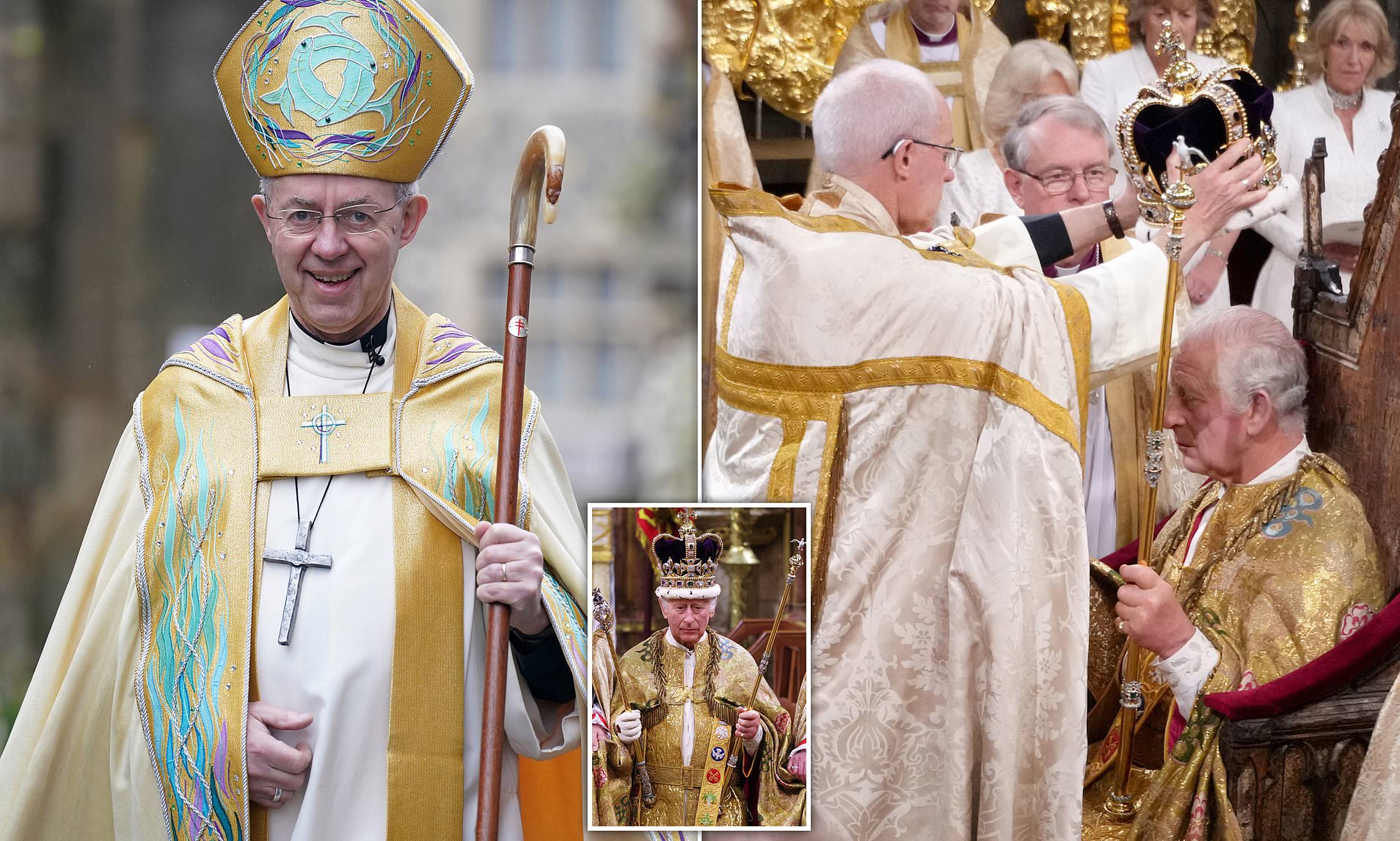 King Charles Shows His Gratitude To Archbishop Of Canterbury Justin ...